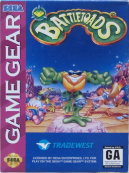 Battletoads box art for Sega Game Gear